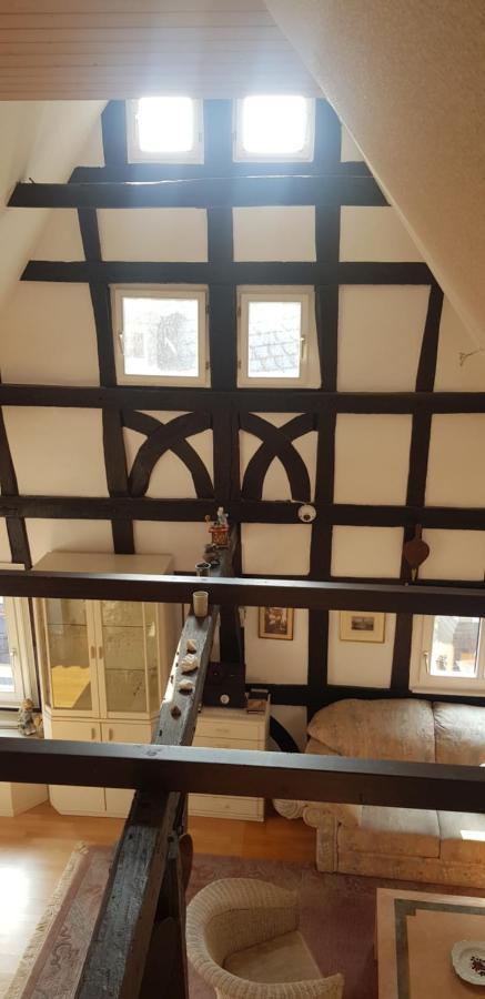 Penthouse Im Historischen Fachwerkhaus Mit Grosser Dachterrasse An Zentralster Lage Boppard Exterior photo